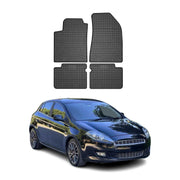 OMAC Gummi Fußmatten für Fiat Bravo 2007-2014 Automatten Gummi Schwarz 4tlg