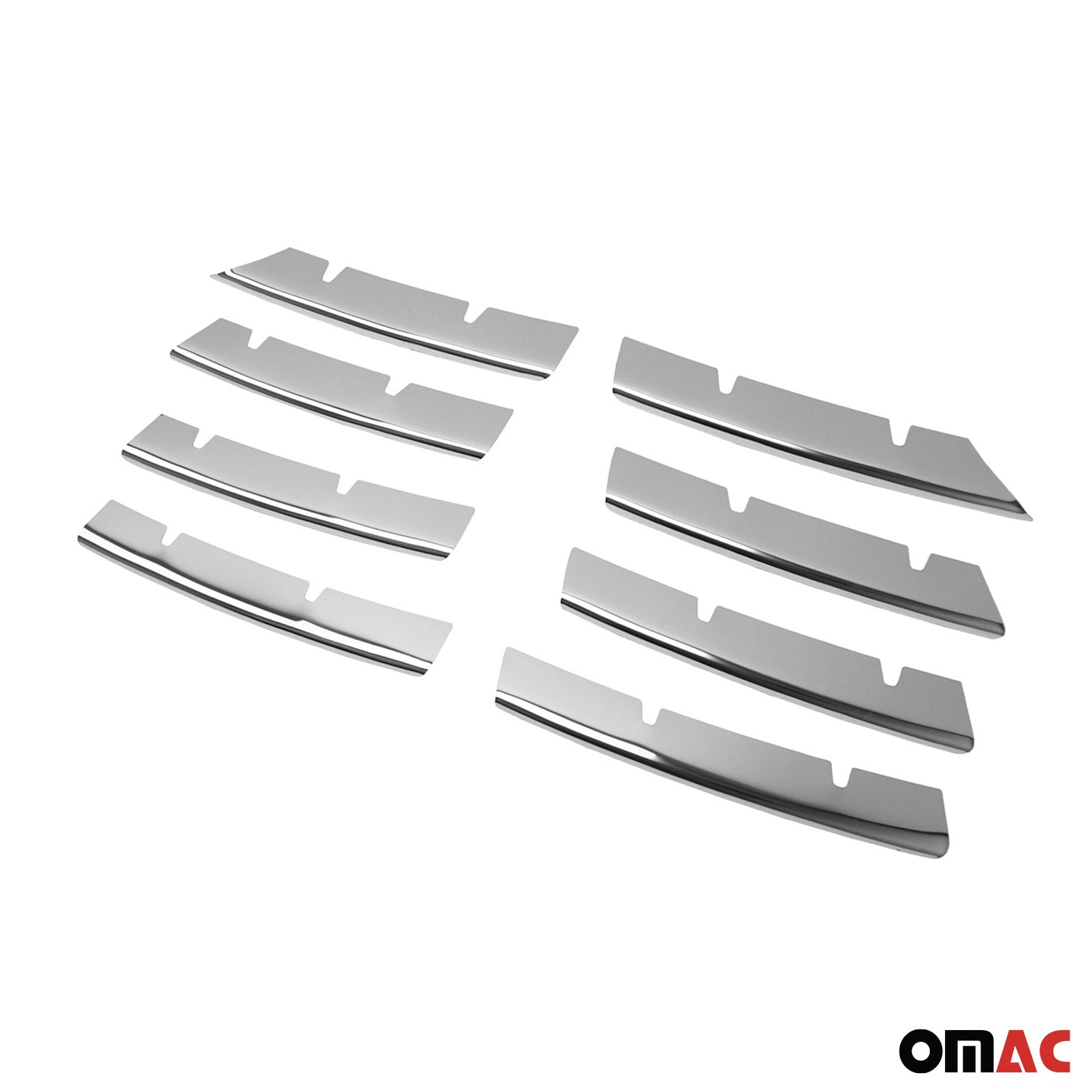 Kühlergrill Leisten Grillleisten für VW Passat 2005-2010 Edelstahl Chrom 8tlg