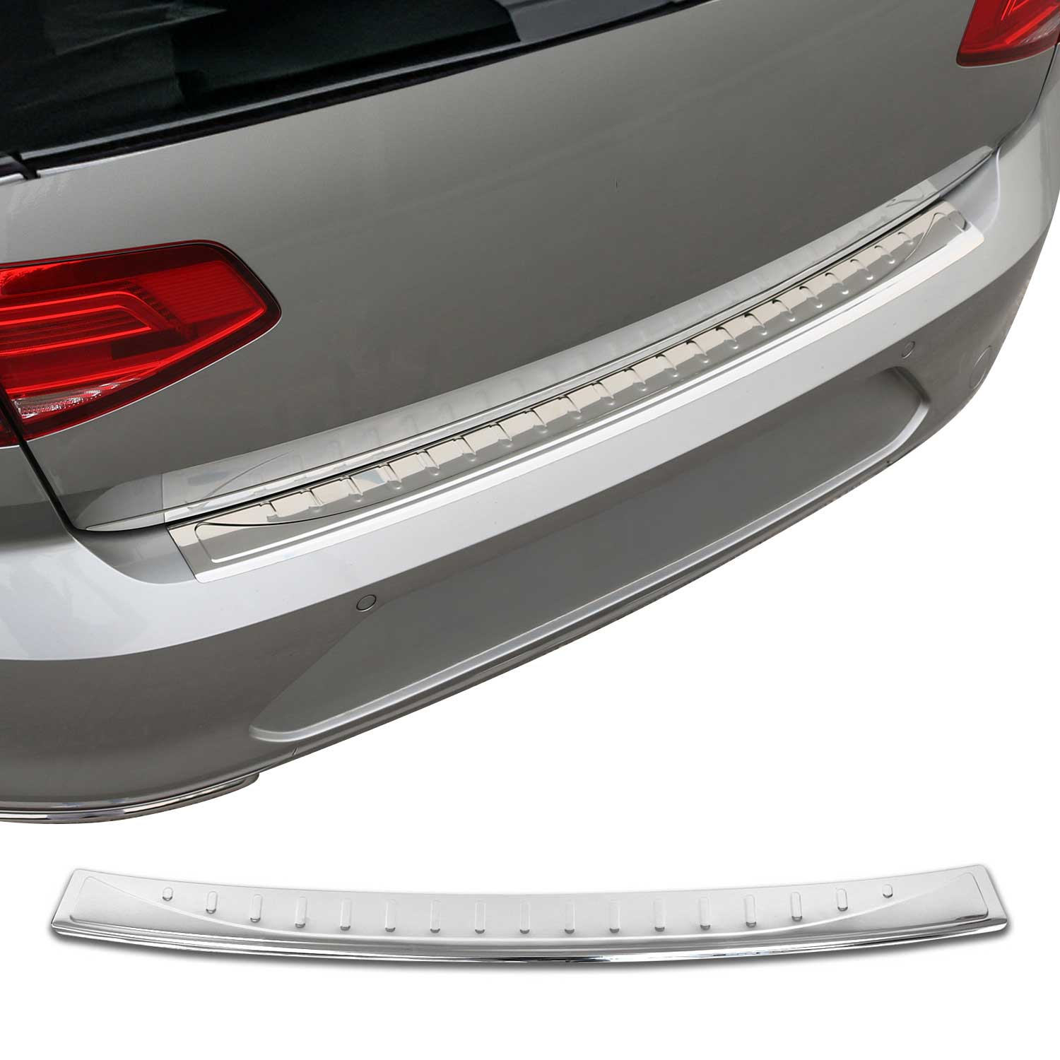 Ladekantenschutz für VW Passat B8 Variant 2014-2019 Pre-FL Edelstahl Chrom