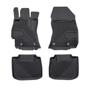 Fußmatten Gummimatten No.77 für Subaru Outback V 2014-2019 TPE Schwarz 4 tlg