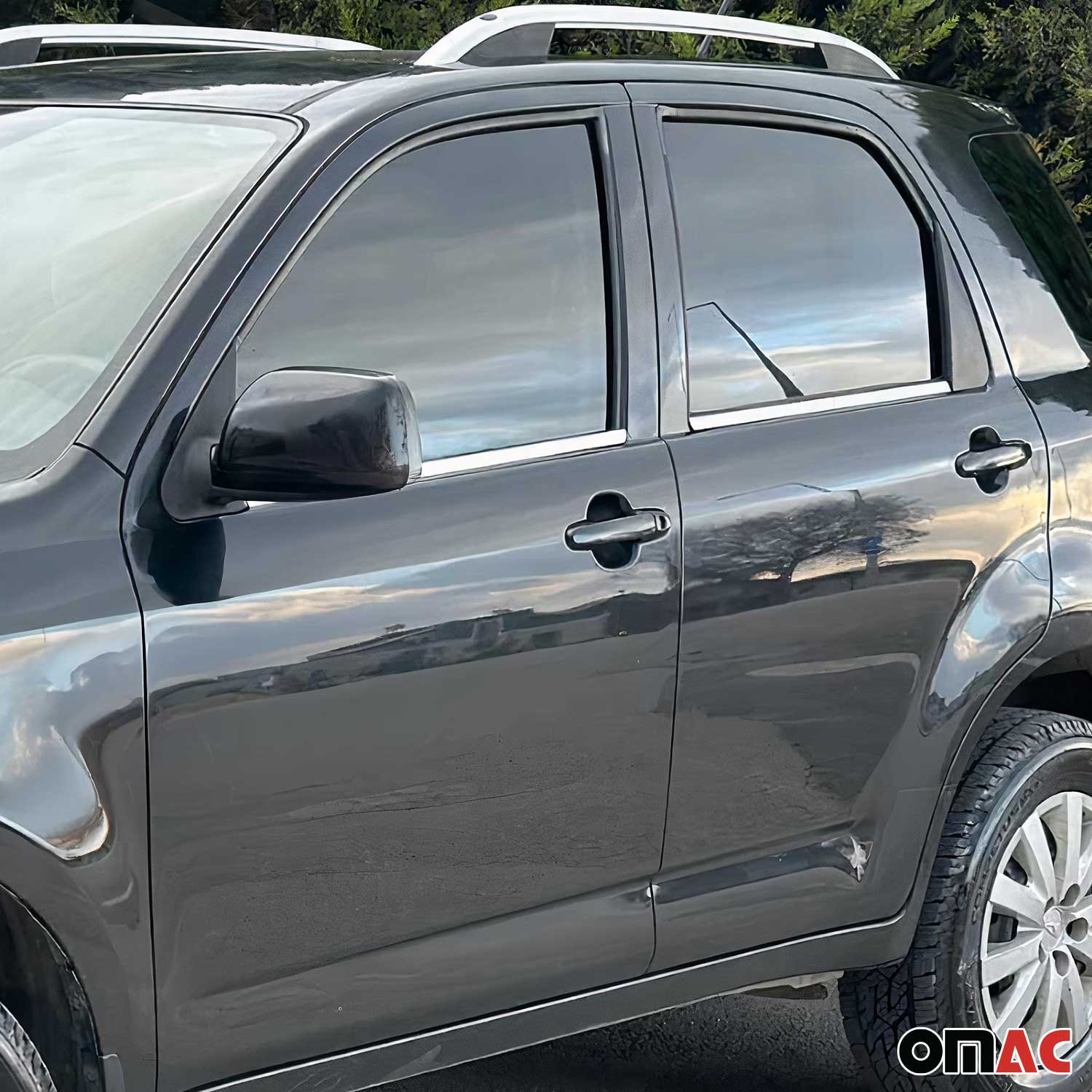 Fensterleisten Zierleisten für Daihatsu Terios 2005-2021 Edelstahl Chrom 4tlg