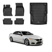 OMAC Fußmatten & Kofferraumwanne Set für BMW 4er F33 Cabrio 2013-2020