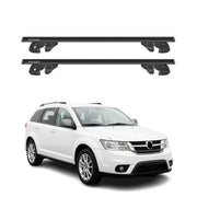Dachträger für Fiat Freemont /Freemont Cross 2011-2016 Alu 90kg TÜV Schwarz 2tlg