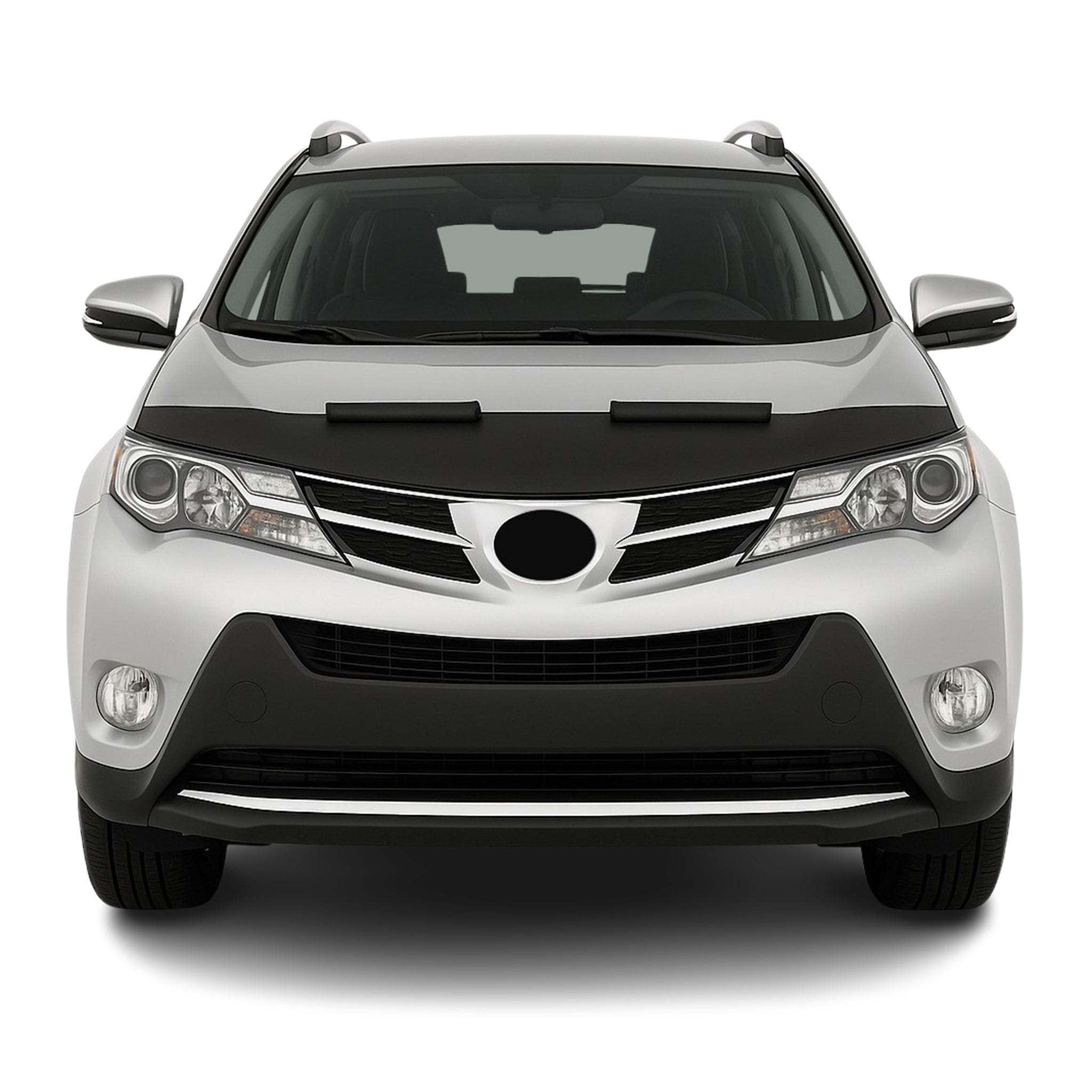 Haubenbra Steinschlagschutz Bonnet Bra für Toyota RAV4 2013-2015 Schwarz Halb