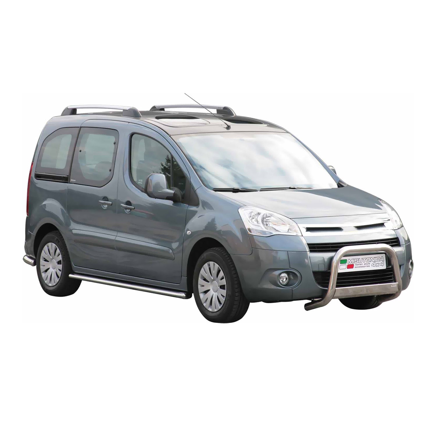Frontbügel Frontschutzbügel für Citroen Berlingo 2008-2014 ø63mm Stahl Silber