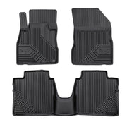 Fußmatten Gummimatten für Nissan Note II 2012-2017 Pre-FL TPE Schwarz 3 tlg