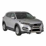 Edelstahl Seitenschweller Schwellerrohre für Hyundai Tucson 2015-2018 Schwarz
