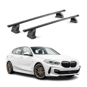 Stahl Dachträger für BMW 1er F40 2019-2024 TÜV Abschließbar 75 kg 2tlg Schwarz