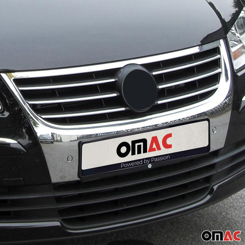 Kühlergrill Leisten Grillleisten für VW Caddy Life 2007-2010 Edelstahl Silber 6x
