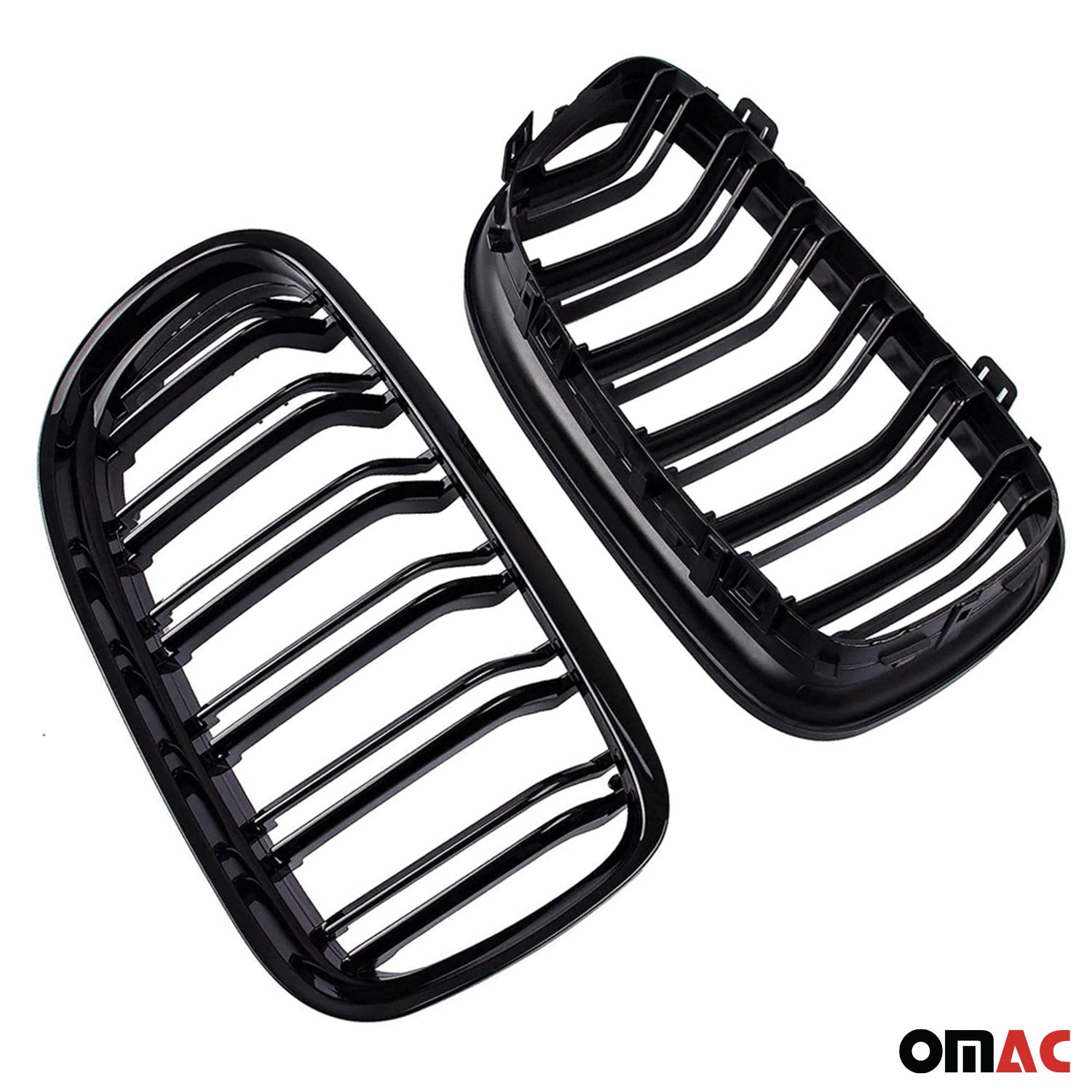 Nieren Grill Kühlergrill für BMW 3er E90 Limo 2009-2011 M4 Schwarz Glanz