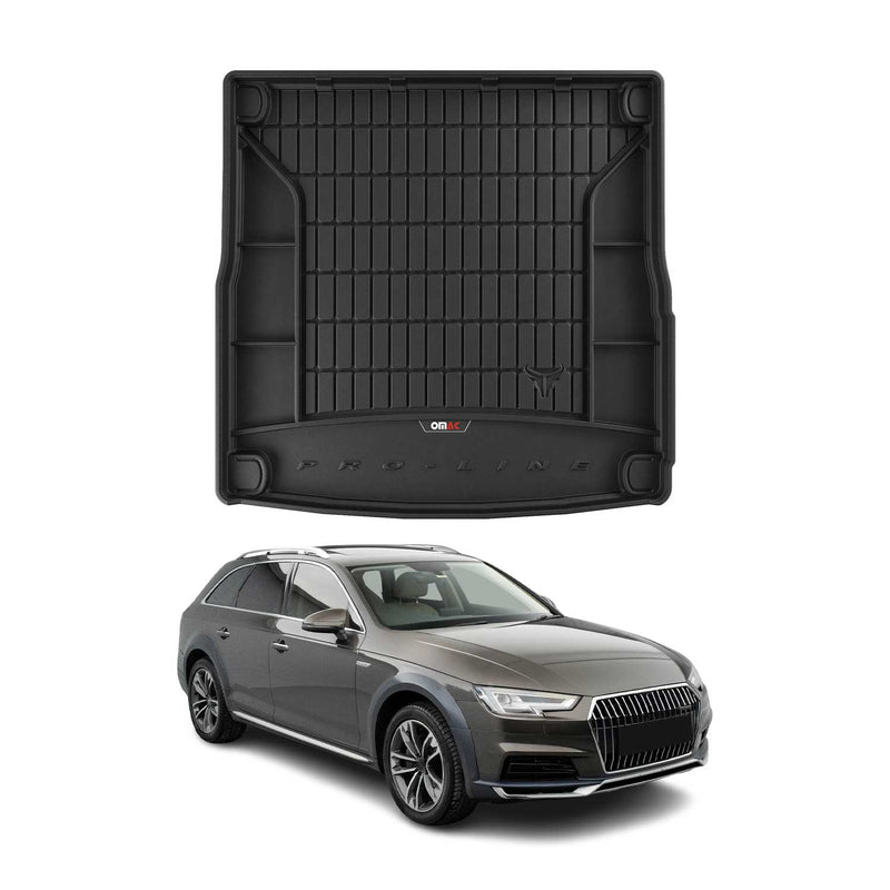 OMAC Gummi Kofferraumwanne für Audi A4 Allroad B9 2016-2024 TPE Laderaumwanne