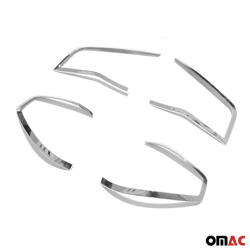 Rücklicht Leisten Heckleuchte für Renault Koleos 2007-2015 Chrom ABS Silber 4tlg