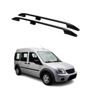 Dachreling Dachgepäckträger für Ford Connect 2002-2013 L2 Langer Alu Schwarz 2x