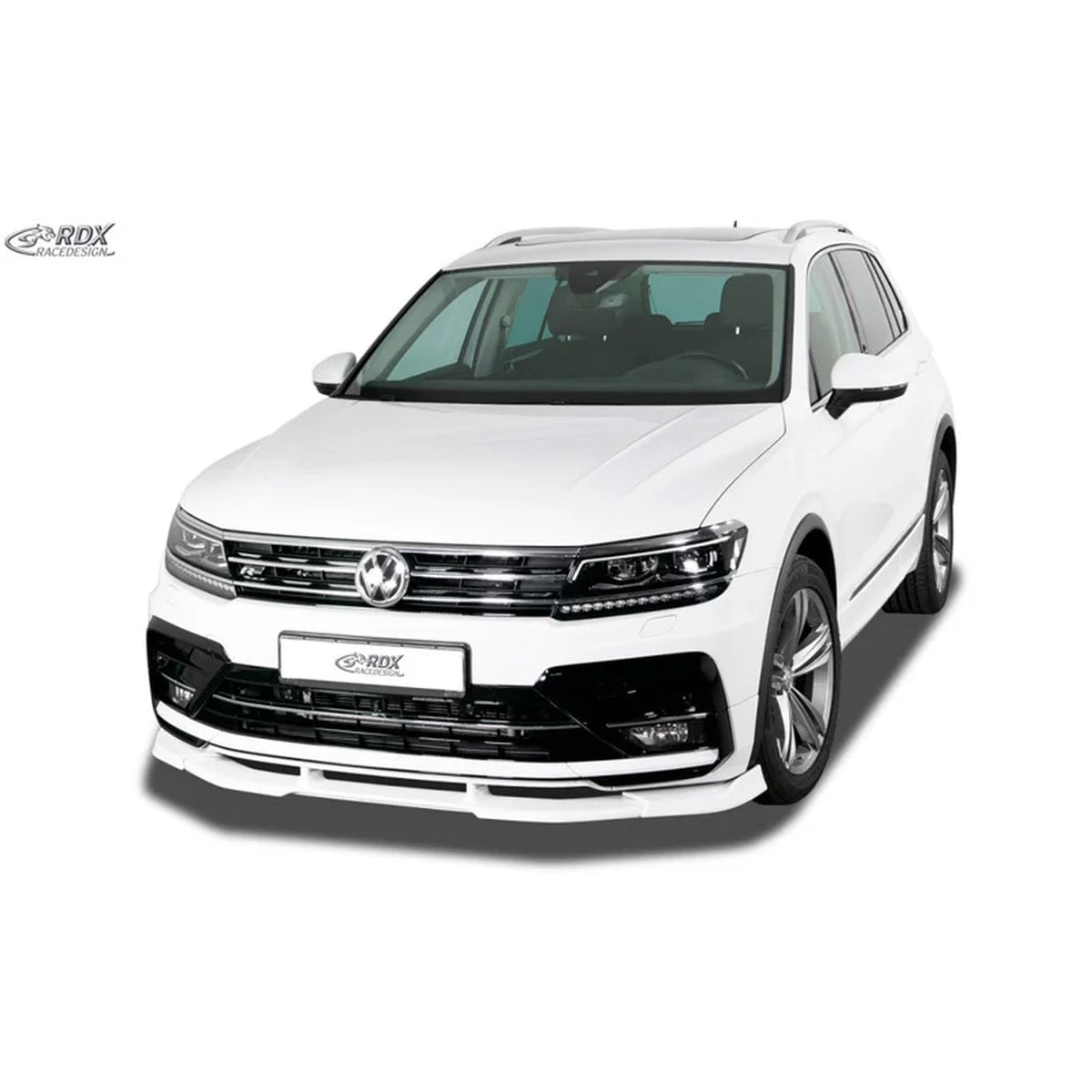 RDX Frontspoiler Vario-X für VW Tiguan II R-Line 2016- Polyurethan TÜV