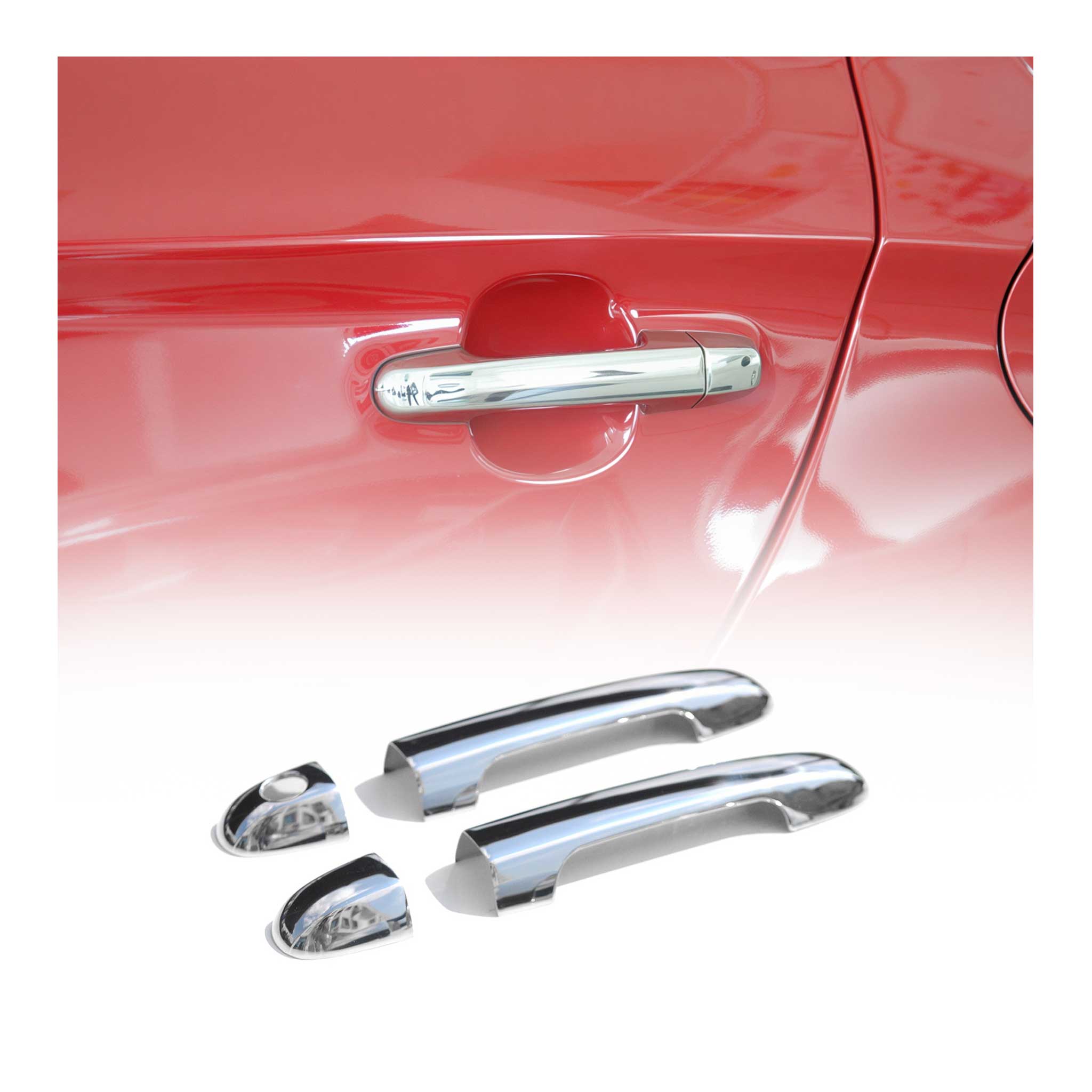 Chrom Türgriff Blende für Hyundai i20 2008-2012 2-Tür Edelstahl 4tlg