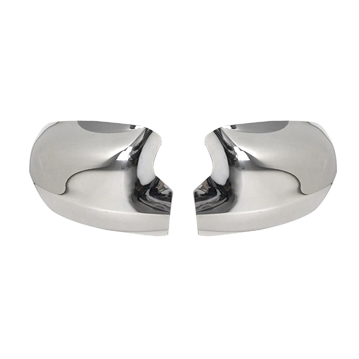 Spiegelkappen Spiegelabdeckung für Renault Thalia Symbol Edelstahl Chrom 2tlg