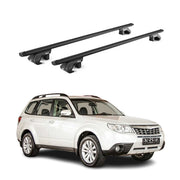 Dachträger für Subaru Forester III 2008-2013 5 tür 90kg Alu Schwarz 2x ABE