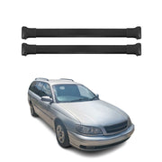 Dachträger Grundtäger für Opel Omega B Kombi 1994-1999 Pre-FL 75kg Alu Schwarz