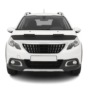 Haubenbra Steinschlagschutz Bonnet Bra für Peugeot 2008 2017-2020 Schwarz Halb