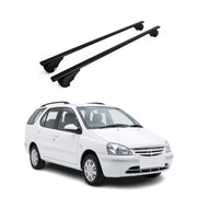 Dachträger Grundträger für Tata Indigo I Kombi 2002-2009 TÜV Alu Schwarz 2x
