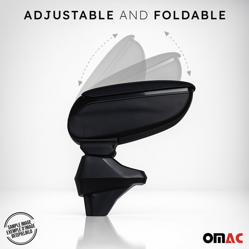 Armlehne Mittelarmlehne für Fiat Fiorino 2008-2015 / Qubo 2008-2015 PU-Leder ABS