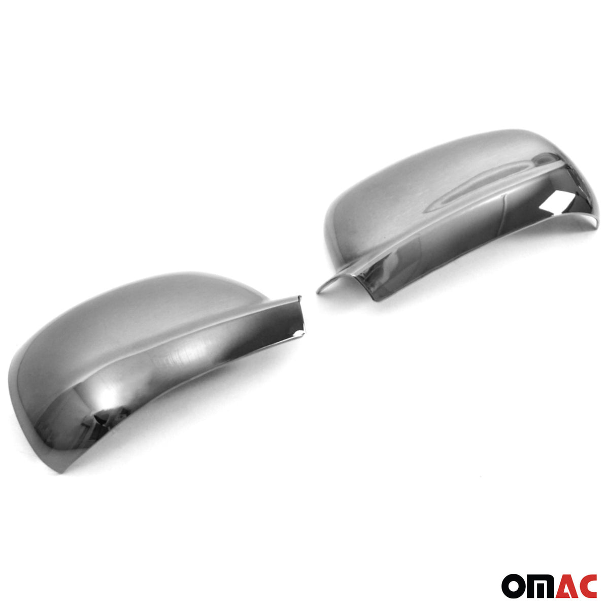 Spiegelabdeckung Spiegelkappen für Seat Cordoba 6K 1999-2002 Dark Abs Chrom