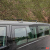Dachträger Gepäckträger Relingträger für Fiat Doblo 2010-2021 Schwarz Stahl 3x