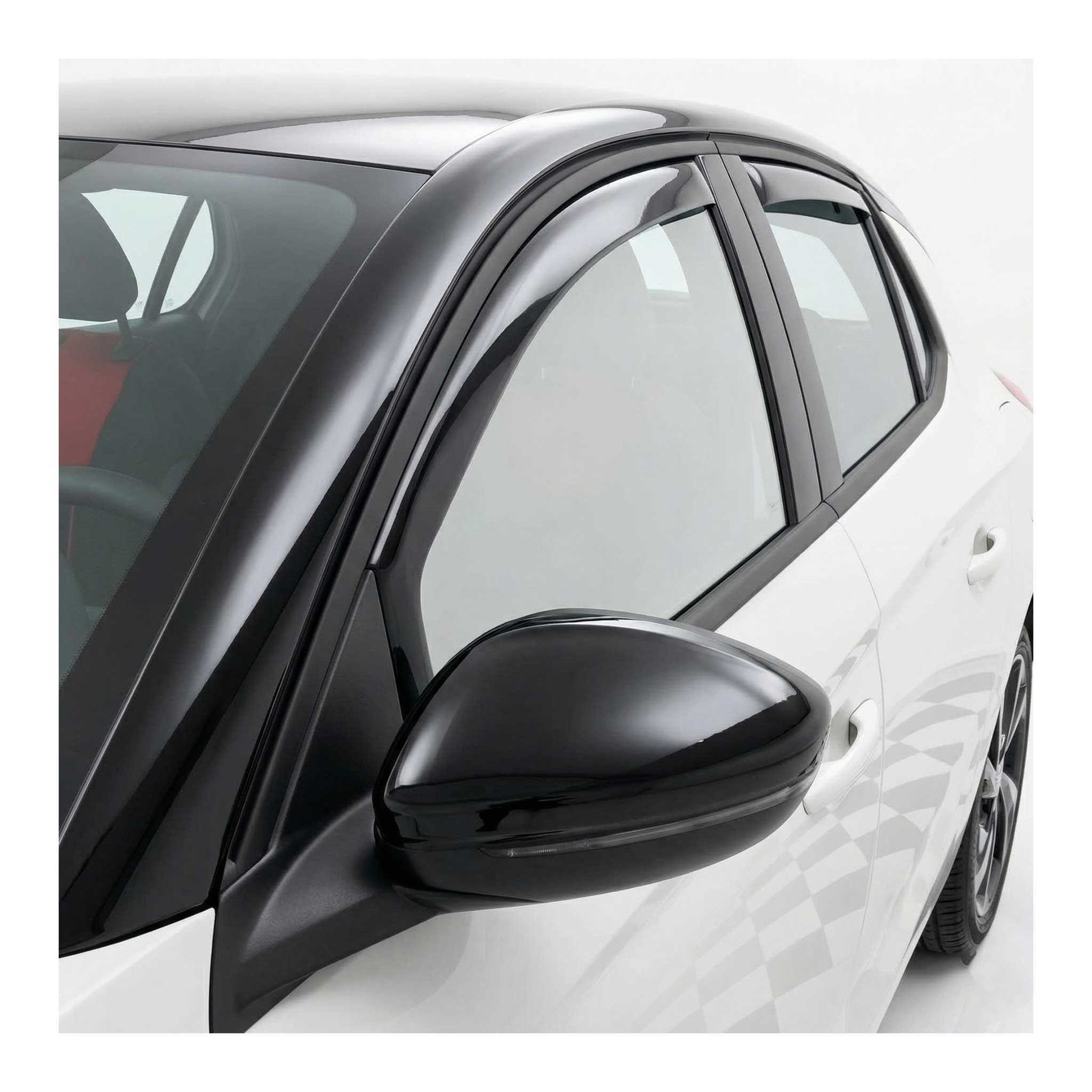 Windabweiser Regenabweiser für Opel Corsa F 2019-2026 Dunkel Acryl 4tlg