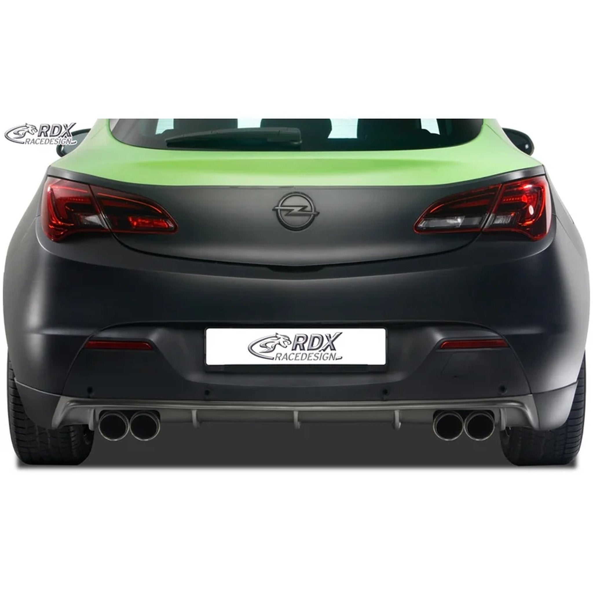 RDX Heckschürzenansatz Diffuser für Opel Astra J GTC 2009-15