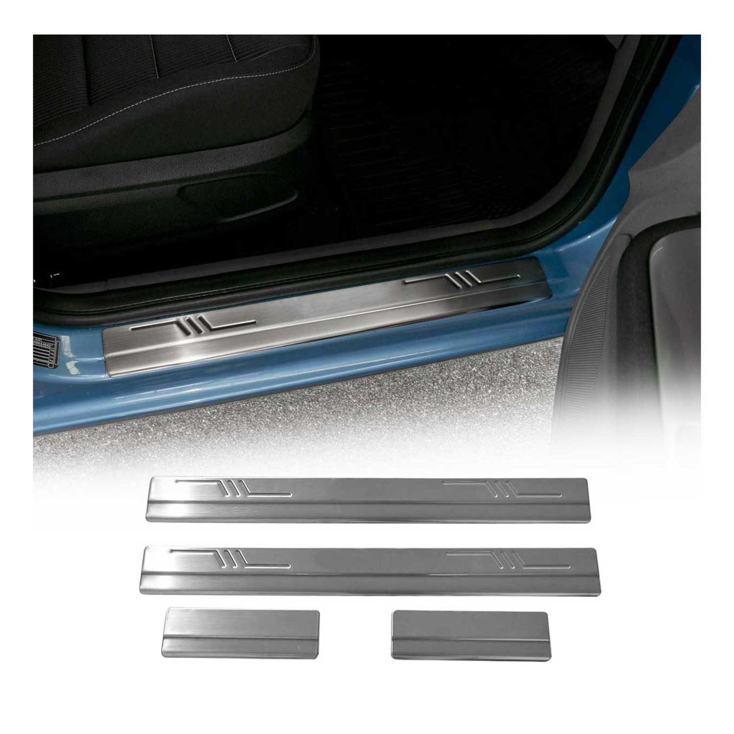 Einstiegsleisten Türschweller für Ford S-Max 2006-2014 Edelstahl Chrom 4tlg