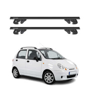 Dachträger Grundtäger für Daewoo Matiz M100 M150 1998-2005 Alu TÜV Schwarz 2tlg