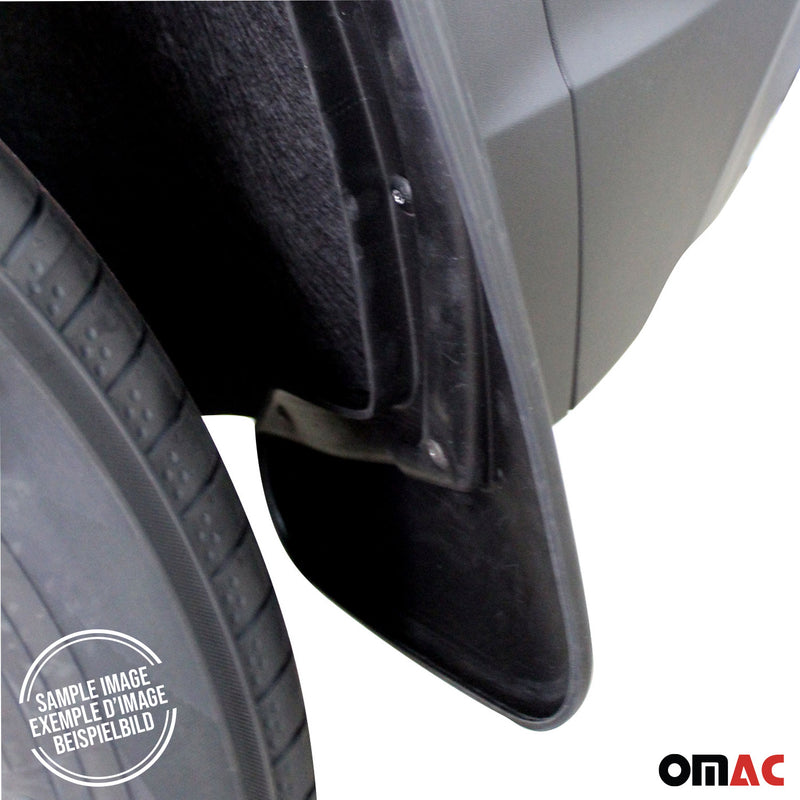 Schmutzfänger Kotflügel für Peugeot 2008 2013-2019 Hinten Kunststoff Schwarz 2x