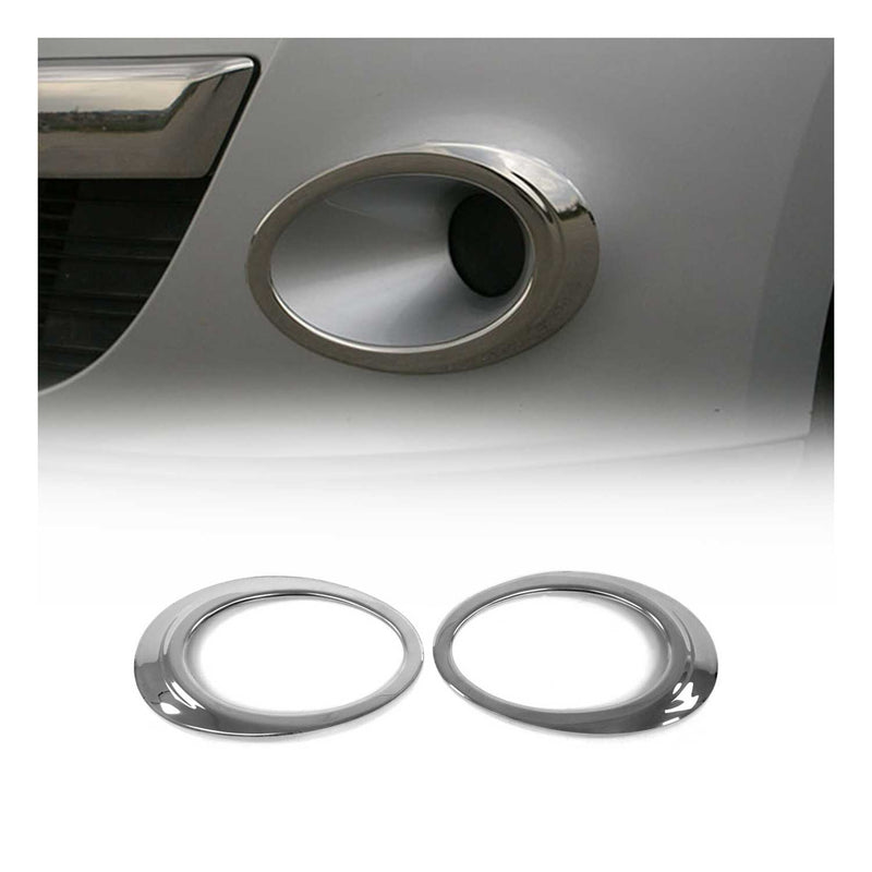 Nebelscheinwerfer Rahmen Umrandung für Renault Megane 2009-2013 Edelstahl 2x