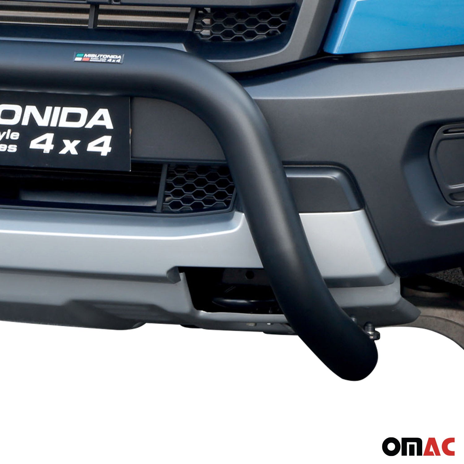 Frontbügel Frontschutzbügel für Ford Ranger Raptor 2019-2025 ø76mm Stahl Schwarz