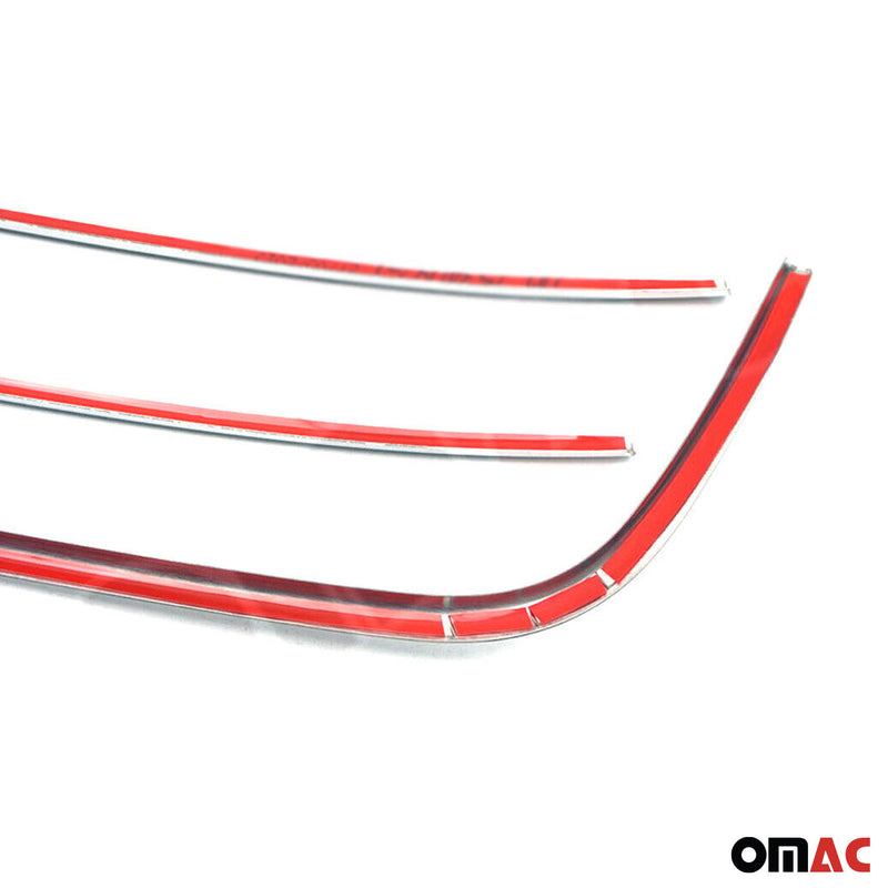 Kühlergrill Leisten Grillleisten für VW Caddy 2010-2015 Edelstahl Silber 3tlg