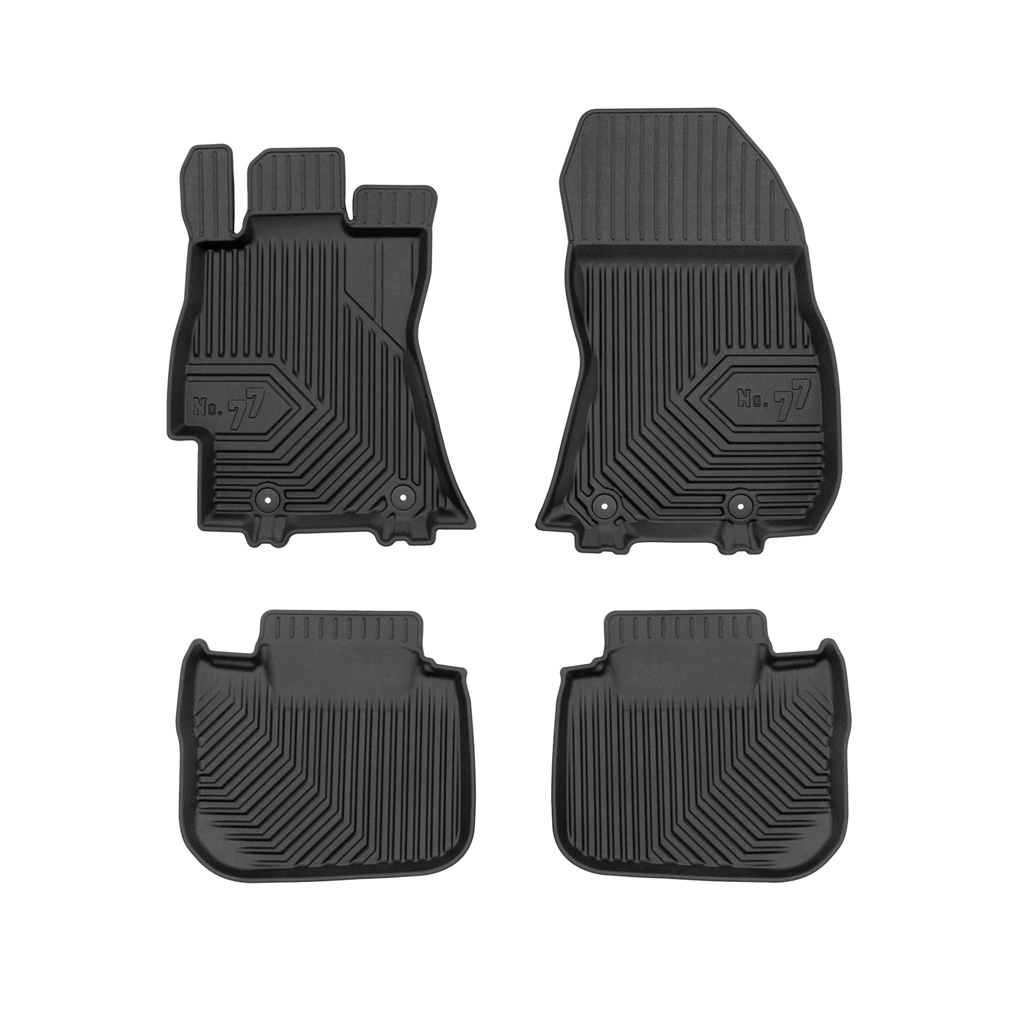 Fußmatten Gummimatten für Subaru Outback IV 2009-2014 Automatikgetriebe TPE 4tlg