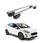 Dachträger Gepäckträger für Ford Fiesta Active 2018-2023 5-Trg ABE Alu Grau
