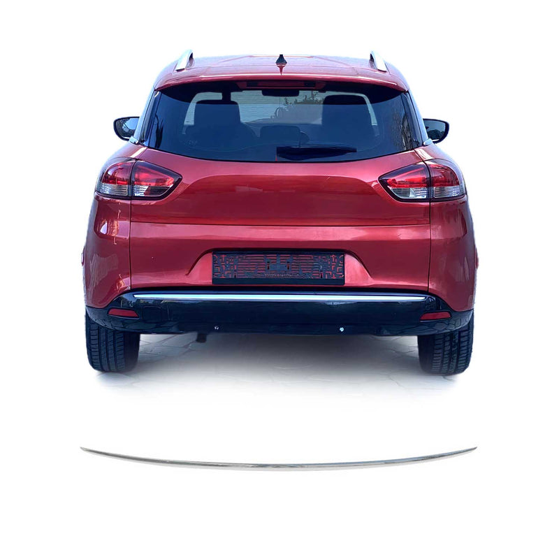 Stoßstangen Heckblende für Renault Clio Grandtour 2012-2019 Edelstahl Silber 1x