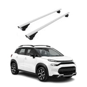 Dachträger Grundträger für Citroen C3 Aircross I 2017-2024 Stahl Silber 2tlg