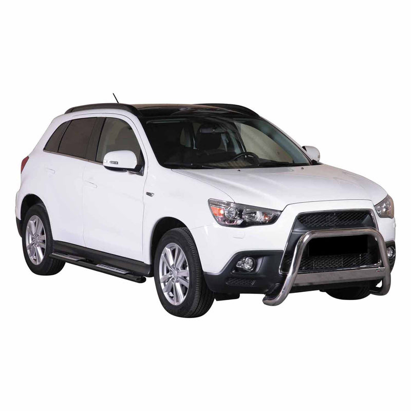 Edelstahl Seitenschweller Schwellerrohre für Mitsubishi ASX 2010-2012 Schwarz