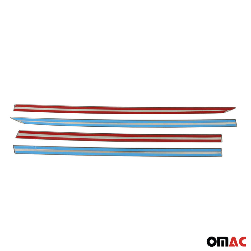 Seitentürleiste Türschutzleiste für VW Tiguan Allspace 2016-2024 Edelstahl 4x