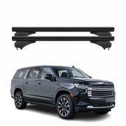 Menabo Dachträger Grundtäger für Chevrolet Suburban 2021-2026 Alu Schwarz 2 tlg