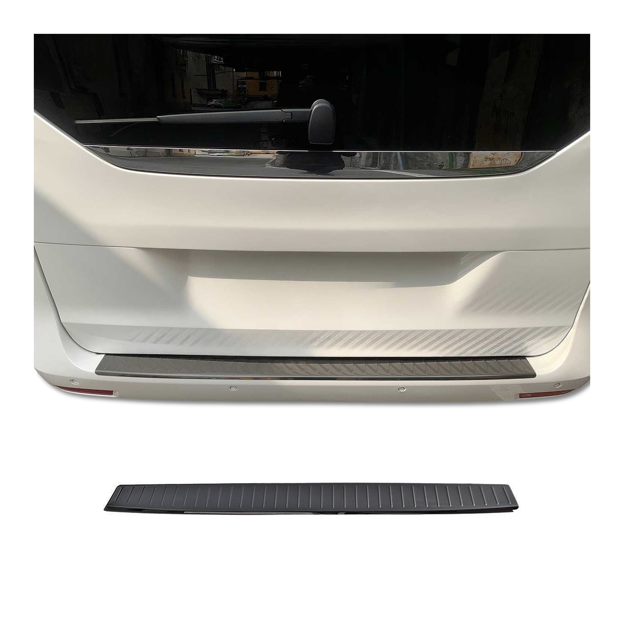 Ladekantenschutz Stoßstangenschutz für Mercedes Vito W447 2014-2026 Dunkel Chrom