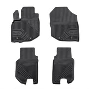 Fußmatten Gummimatten No.77 für Honda Jazz III 2007-2014 TPE Schwarz 4 teile