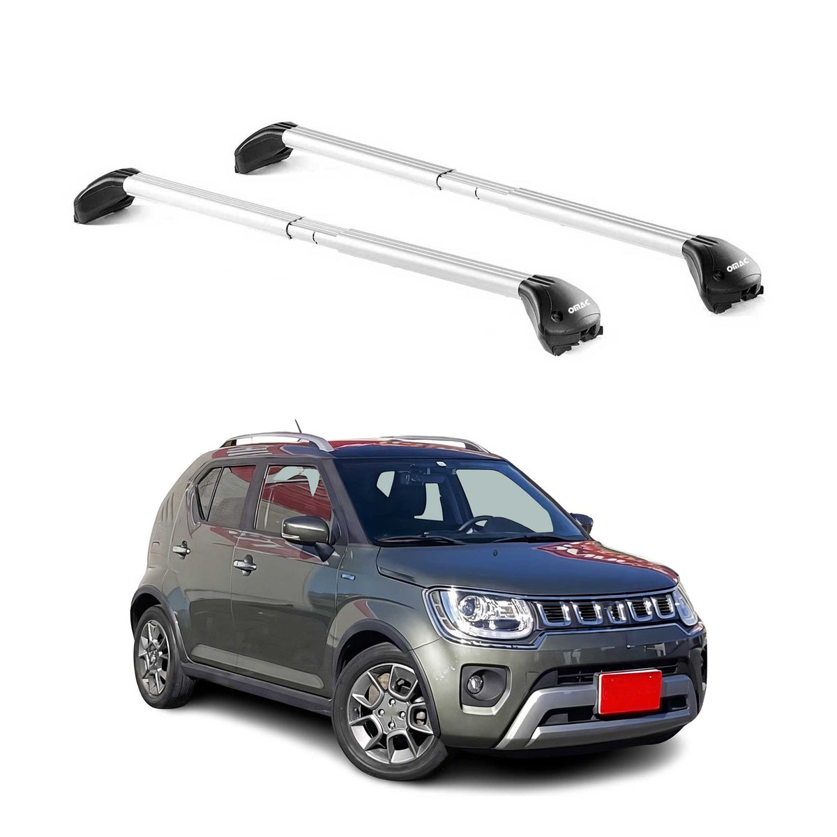 Dachträger Grundtäger für Suzuki Ignis mk2 2016-2026 5 tür 100kg Alu Grau 2x ABE