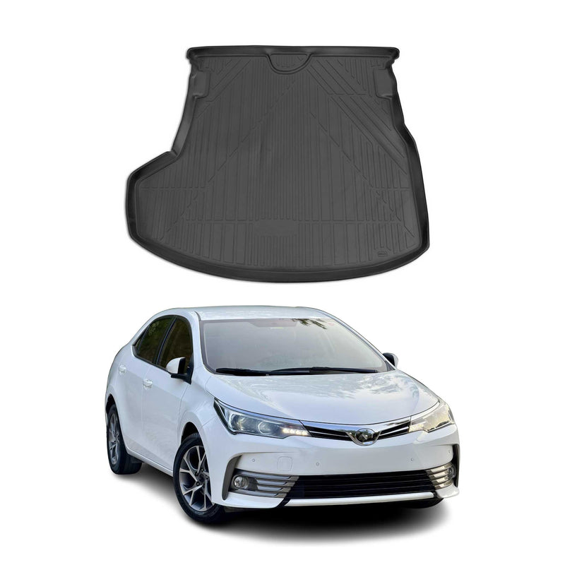 Kofferraummatte Kofferraumwanne für Toyota Corolla Limo 2016-2019 FL TPE Schwarz