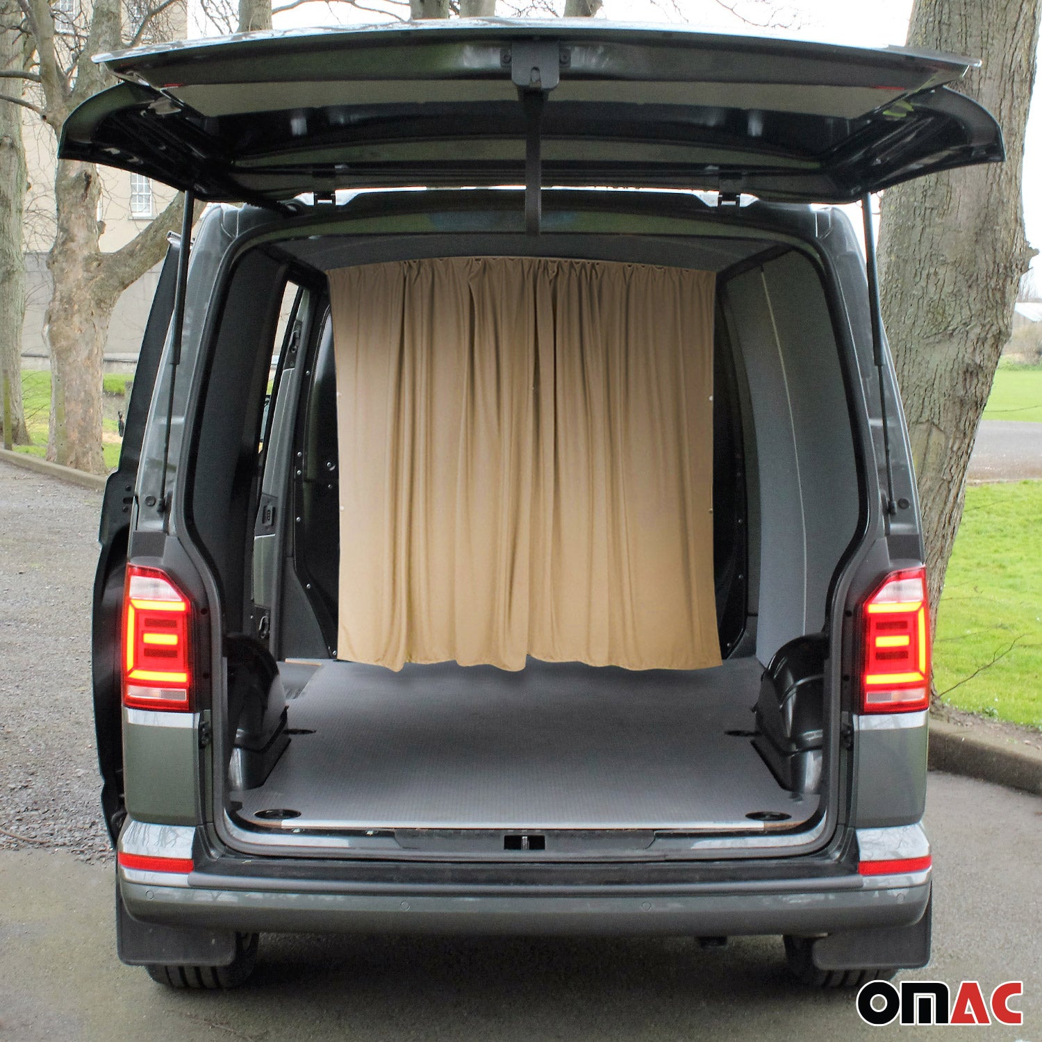 Maß Gardinen für Nissan NV400 Fahrerhaus Abtrennung Sonnenschutz Beige