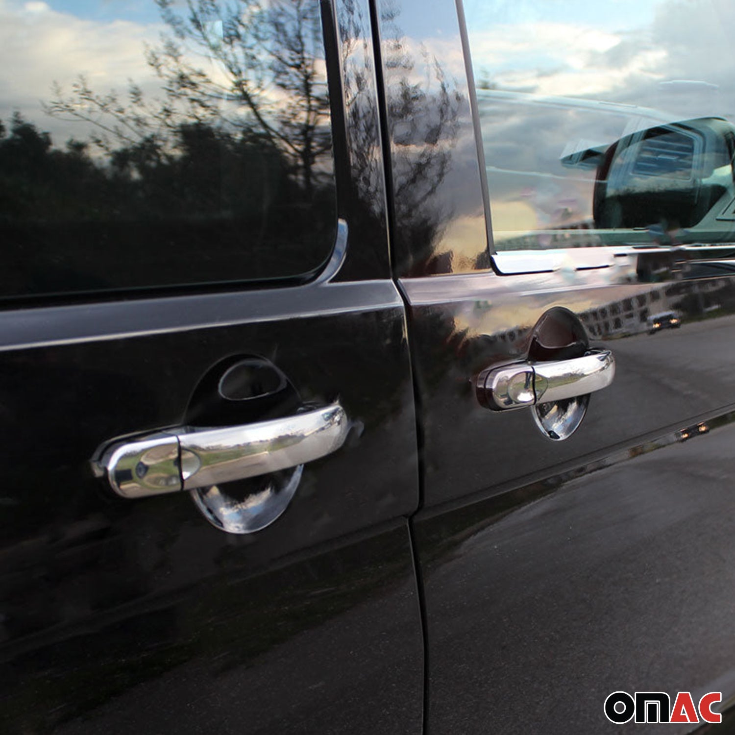 Chrom Türgriff Blende für VW Caddy 2003-2015 4-Tür Edelstahl 8tlg