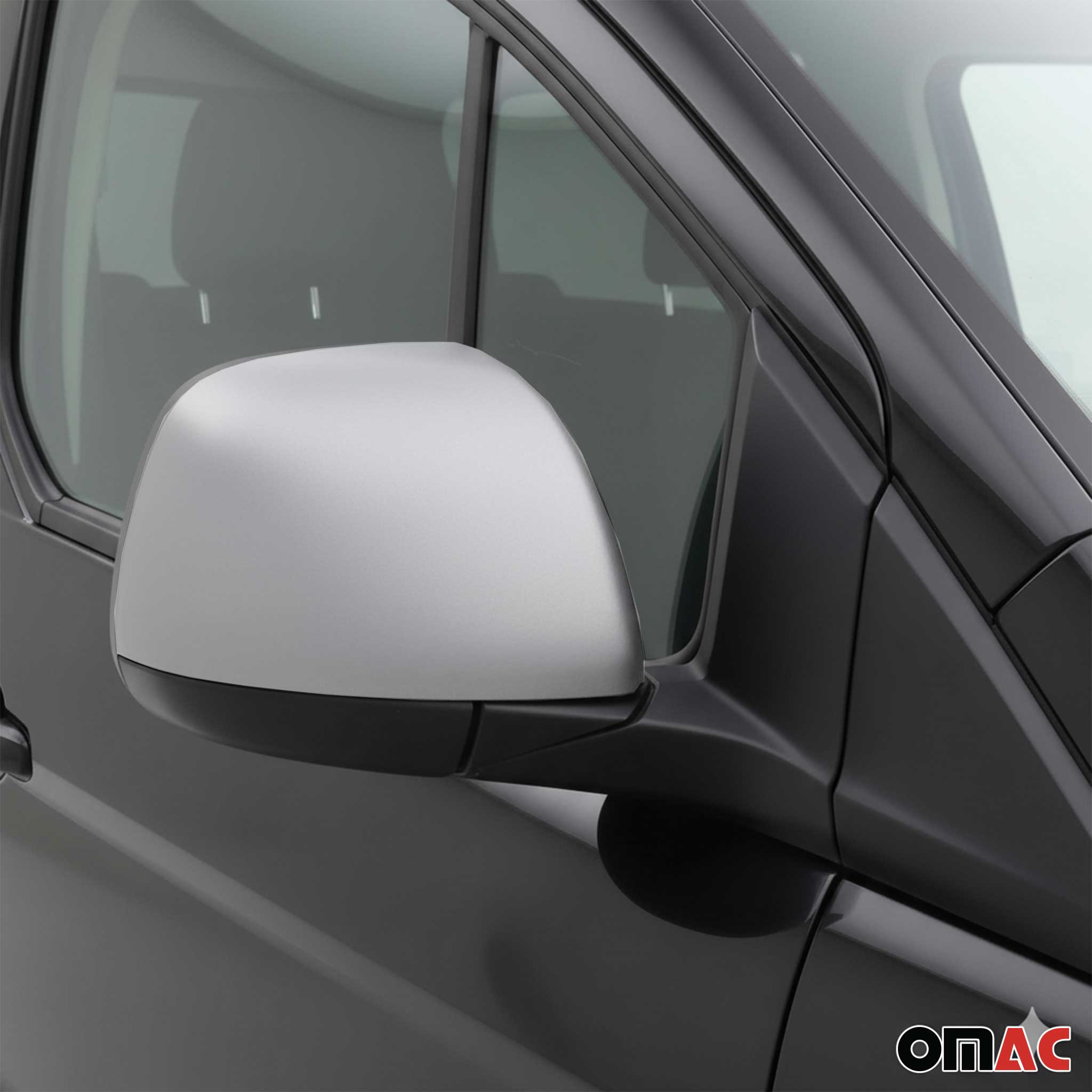 Spiegelkappen Spiegelabdeckung für Ford Connect 2013-2018 Pre-FL Chrom ABS Matt
