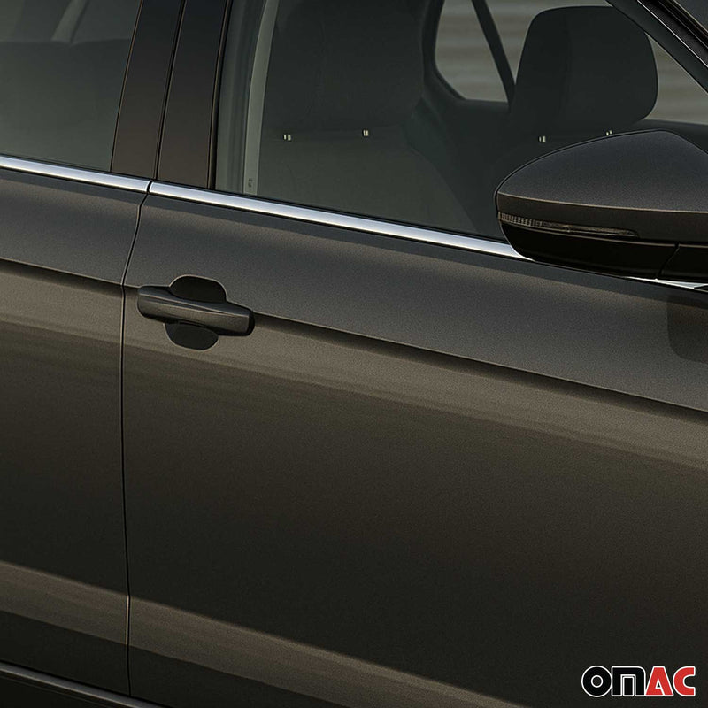 Fensterleisten Zierleisten für VW Polo 6R 2009-2017 LHD Edelstahl Chrom 6tlg